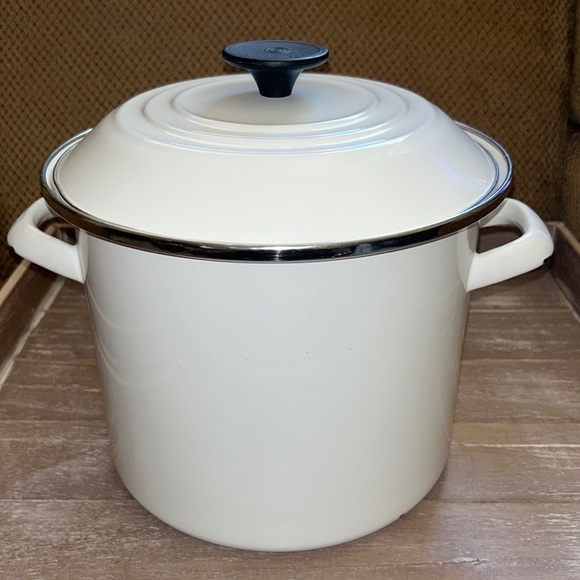 Le Creuset Kitchen Le Creuset Enameled Steel Stock Pot With Lid